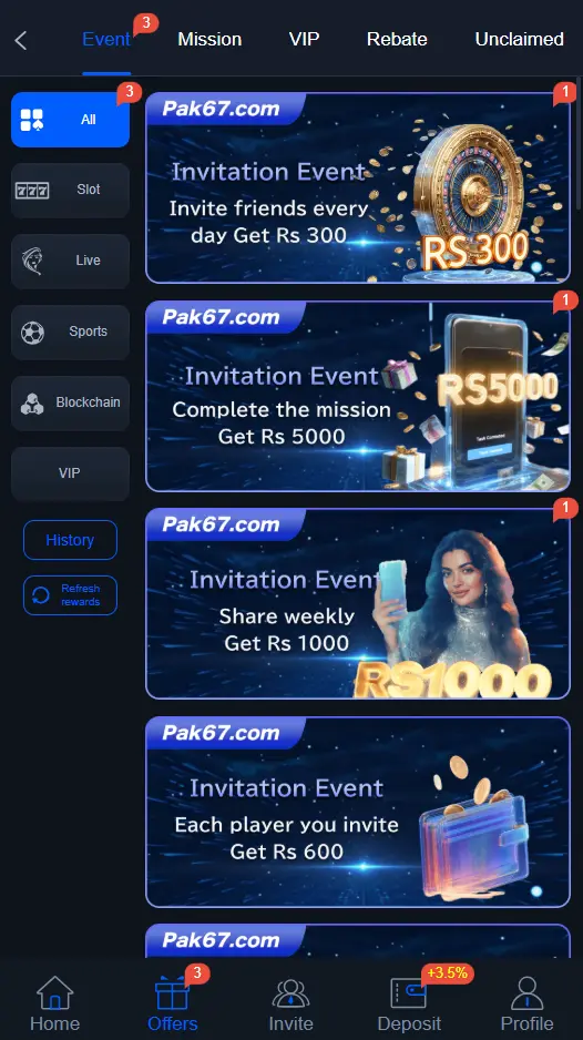 Pak67 Game Eventsl Page Image by APK Referral