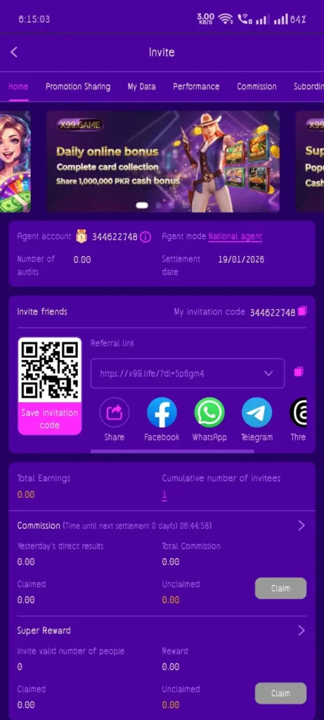 X99 Game Withdrawal Image by APKReferral